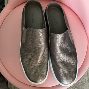 Vince soft leather mule.